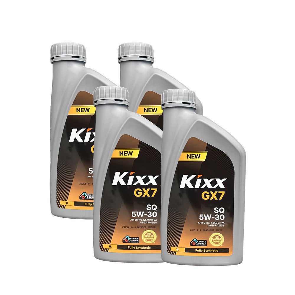4행정 엔진오일 GS칼텍스 GX7 SQ 점도 5W-30 1L(1000ml) 킥스 가솔린 17,000원
