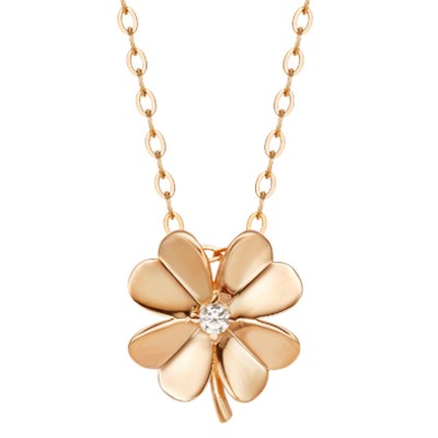 골드리아 18k 행운클로버 일체형목걸이 757,000원