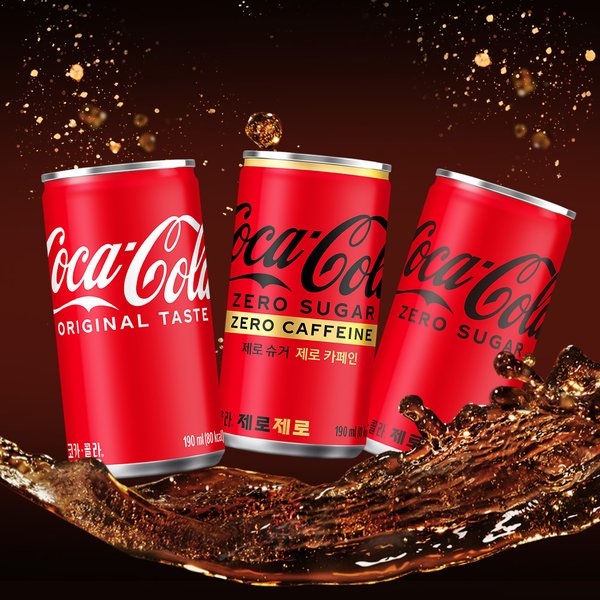 코카콜라 (오리지널제로제로제로)190캔 30입/60입 - 6종 택 1 47,900원