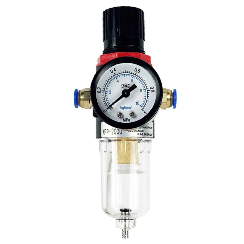 세인티에프 콤프레셔 에어 레귤레이터 6~12mm 피팅 압력조절기 수분제거기 수분필터 콤프 부품 8,000원