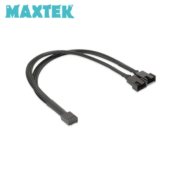 [MAXTEK] 맥스텍 PWM 4핀 전원 2분배 케이블 매쉬타입 27CM [MT080] 880원