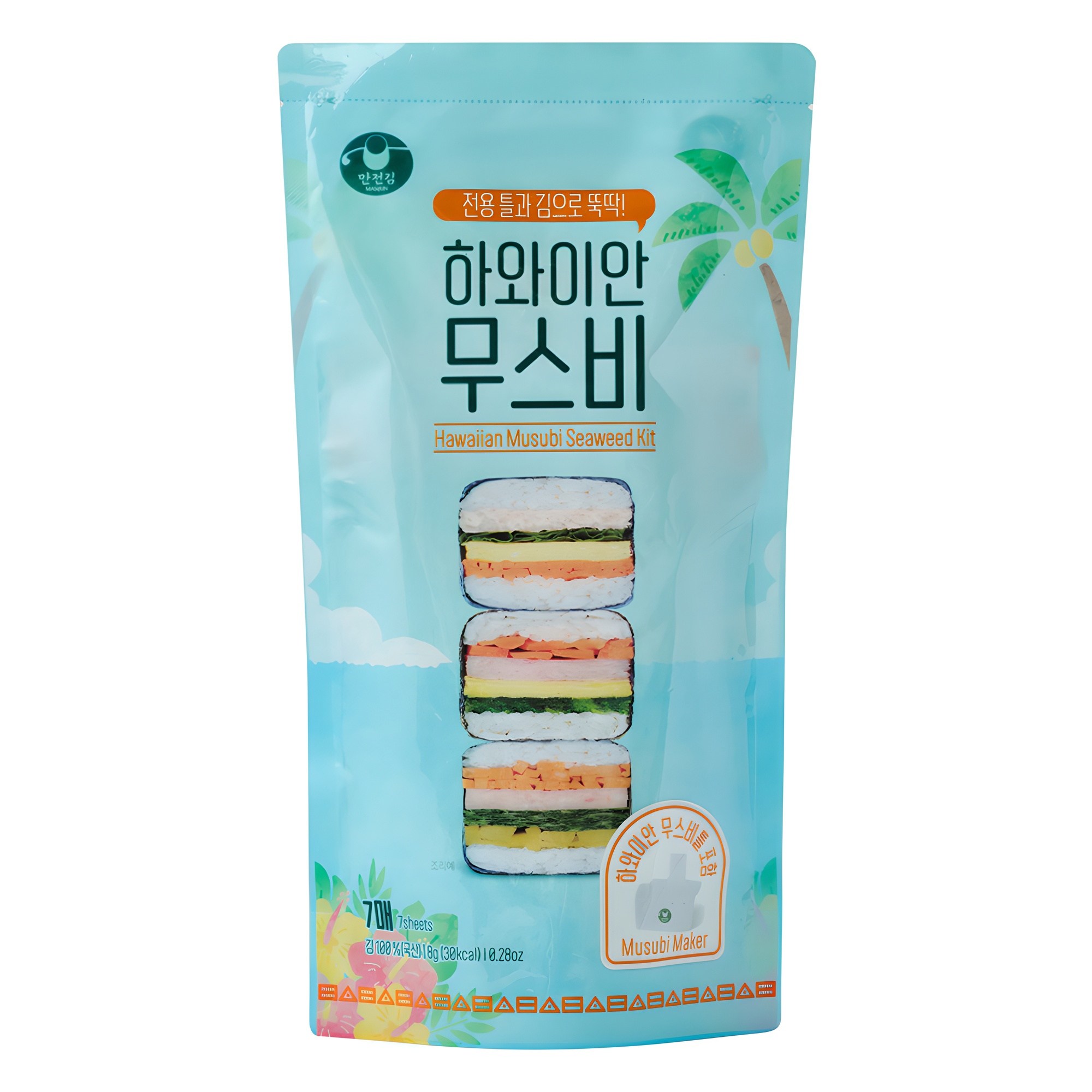 만전김 하와이안 무스비 키트 4,600원