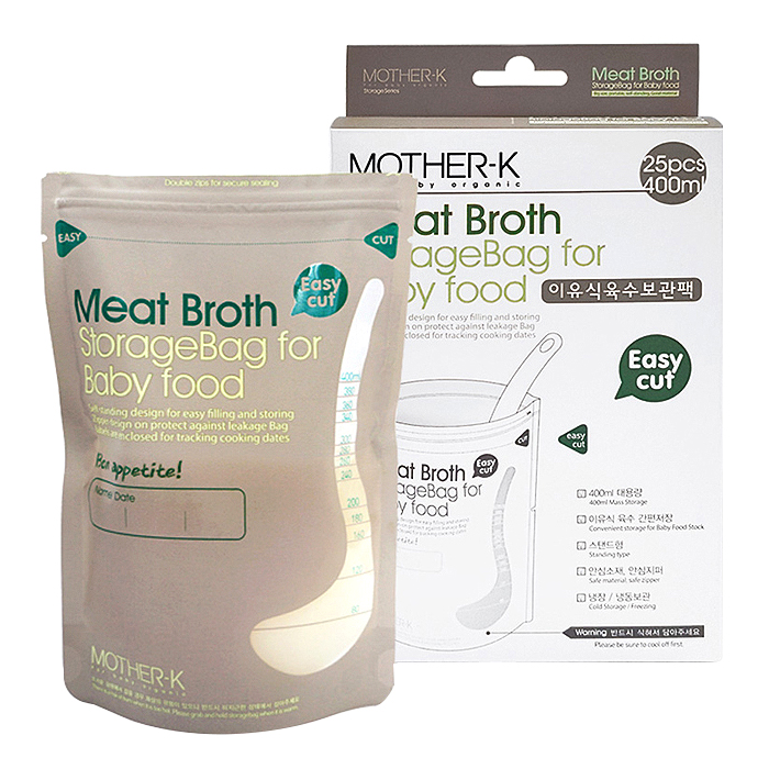 마더케이 이유식 육수 보관팩 400ml 6,690원