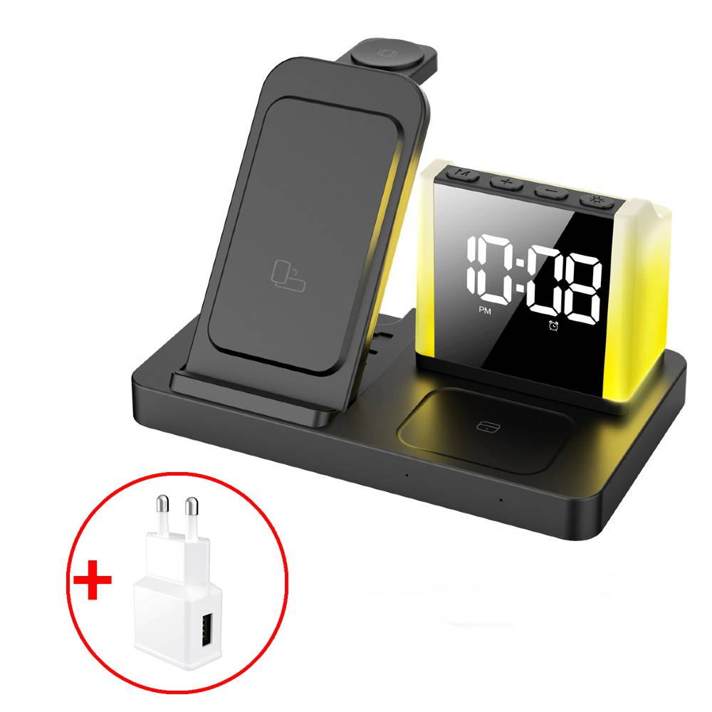 [전원고속아답터 선물] UM2 올인원 고속 무선충전기 무드등 알람시계 UMWH-8in1Light 아이폰 에어팟 버즈 49,800원