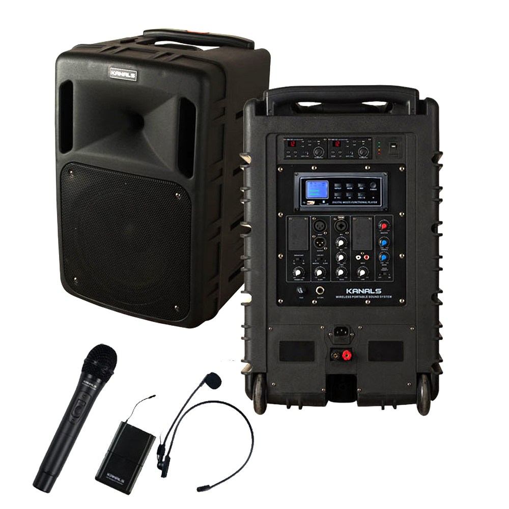 카날스 BK-1050N 색소폰앰프 500W 무선마이크 2개 충전 이동식 포터블앰프, 현재가 1,650,000원