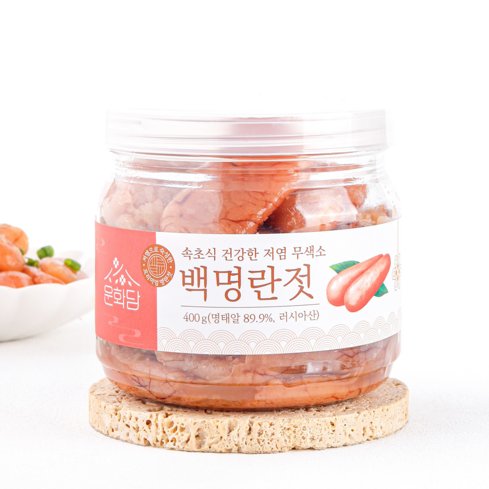 [IOO% 속초제조] 운화담 저염 무색소 프리미엄 백명란젓 13,320원