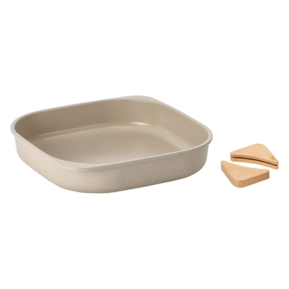 네오플램 인덕션 IH 피카 오브제 컴포트 프라이팬 263mm + 우드그립 2p 세트 아이리쉬크림 36,820원