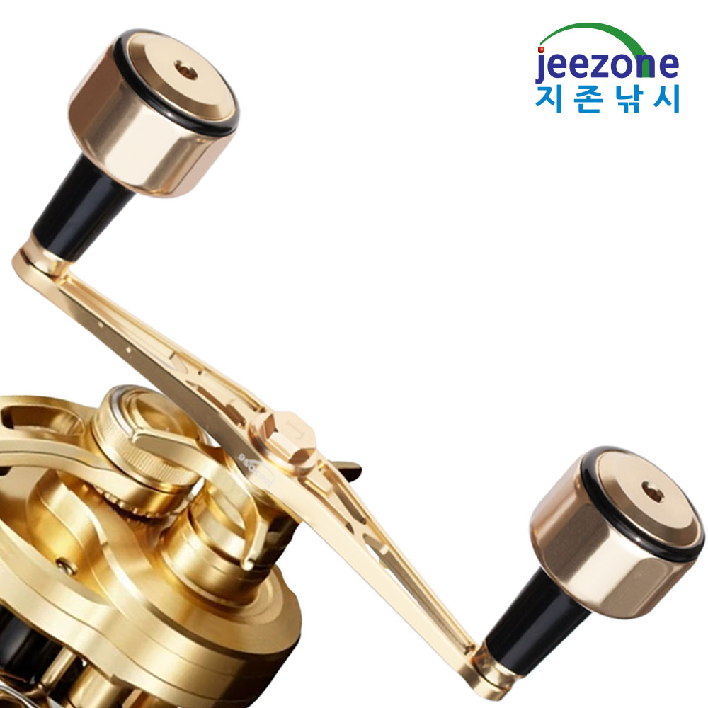 지존낚시 베이트릴 더블핸들 140mm 노브 30mm 튜닝핸들 파워핸들, 골드, 1개 69,500원