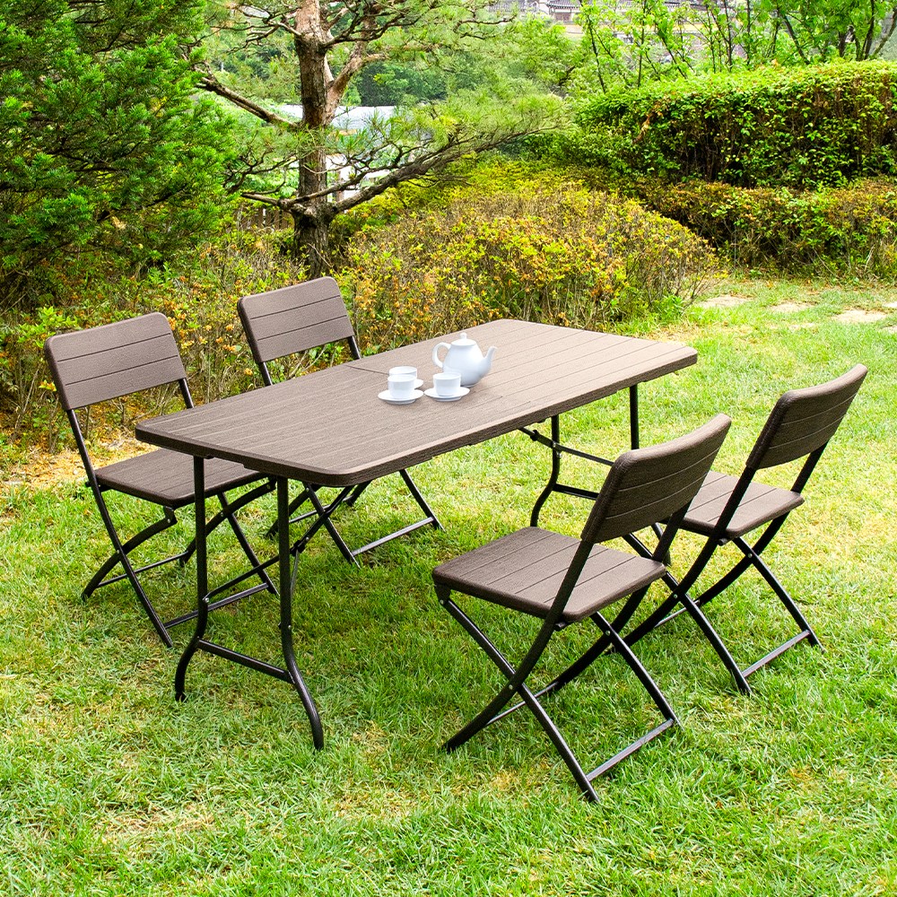 아르망 1500 브로몰딩 테이블 아르세의자 4개 세트, 테이블1ea+의자4ea 185,000원