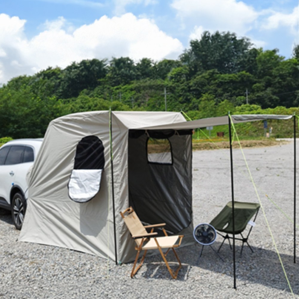 위드차차차 차박텐트 도킹텐트 꼬리 차량용 텐트 카 쉘터 스텔스 카크닉 SUV 레이 캐스퍼 코나 싼타페 스포티지 투싼 팰리세이드 쏘렌토 카니발 실버베이지 확장형 133,050원