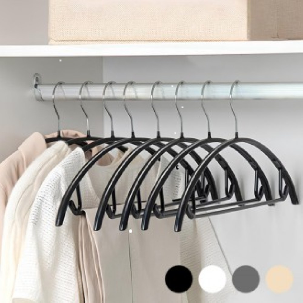 51463886 :카이로스 /어깨뿔방지 논슬립 라운드 PVC 옷걸이 4color 21,660원