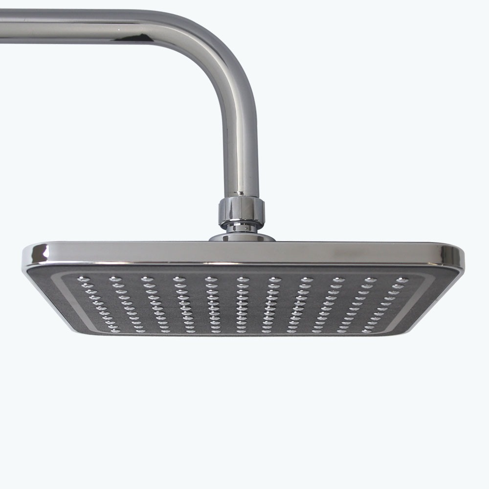 국산 블랙 611 사각 해바라기 샤워기 헤드 폭포수 레인샤워 수전 11,900원