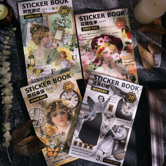 스티커북 세트 vol 35 빈티지 다꾸 스티커 감성 인스 4,900원