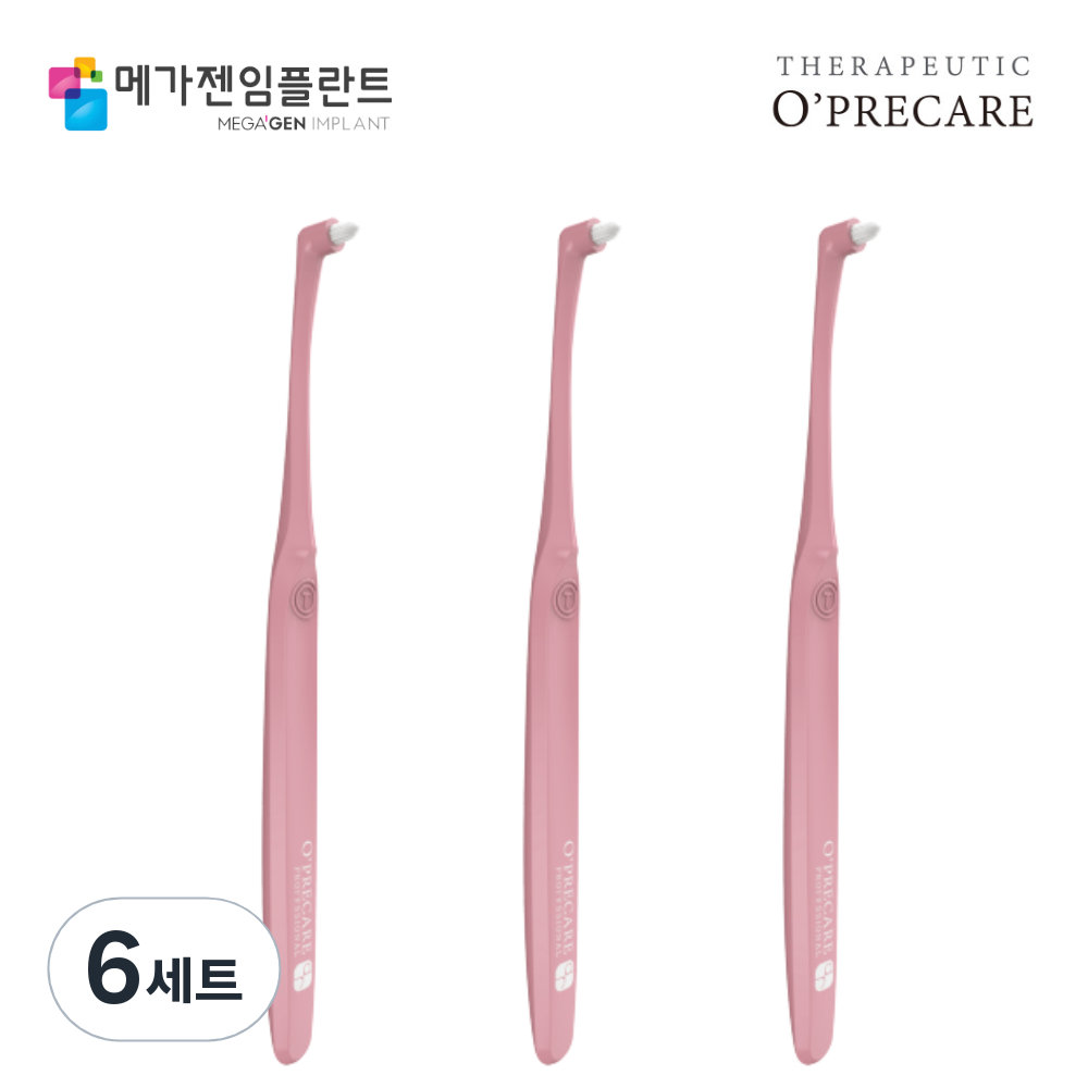 메가젠 오프리케어 치과칫솔 어금니 첨단 칫솔 작은헤드 잇몸 사랑니 교정, 6세트, 3개입 82,000원