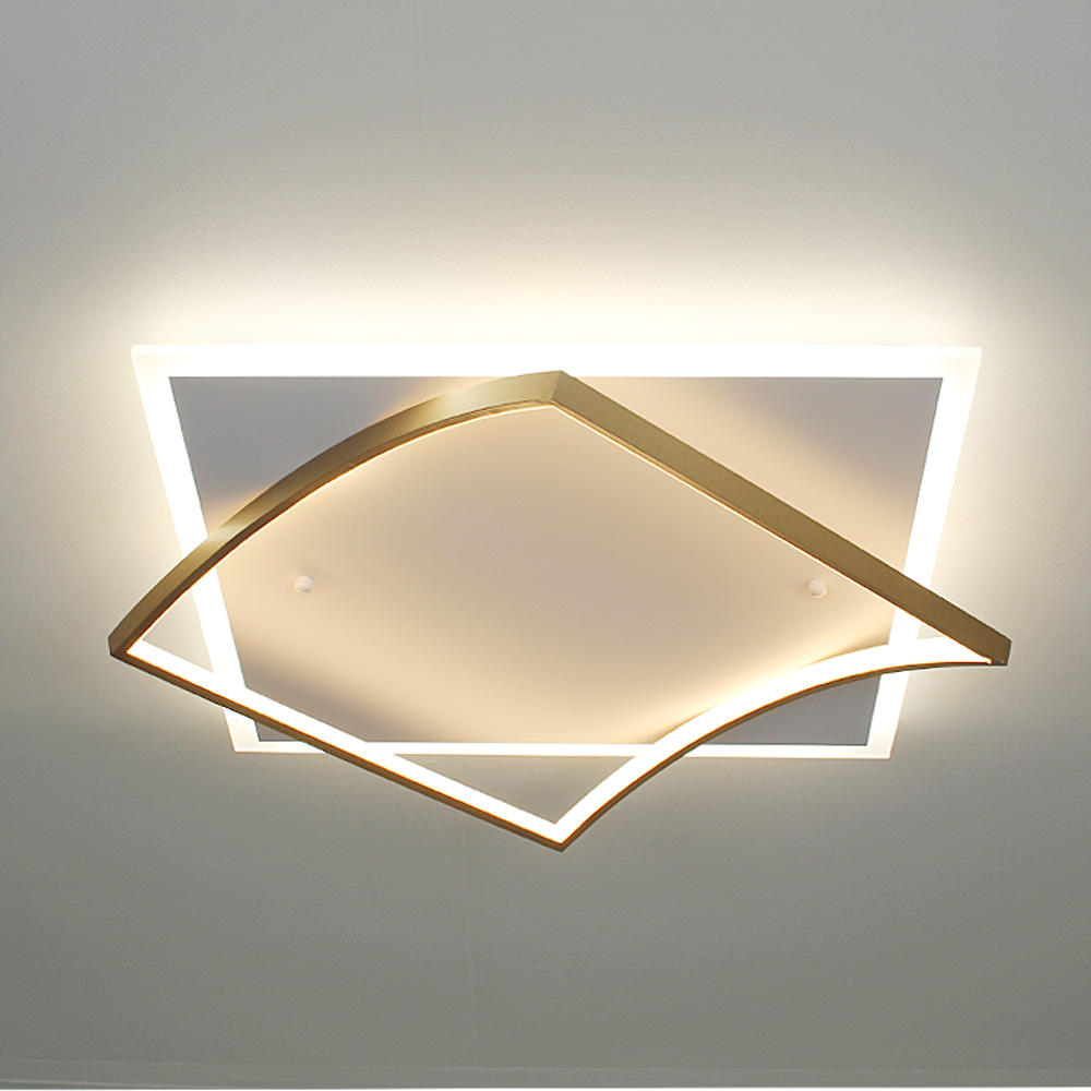 예스케이라이팅 LED방등 루체 60W 투톤 조명 안방등 인테리어 골드 110,000원