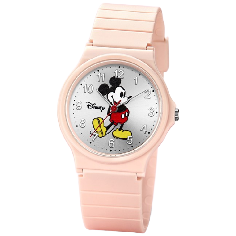 디즈니 미키마우스 캐릭터 미키포즈 경량 밴드 손목시계 D11234PK 25,800원