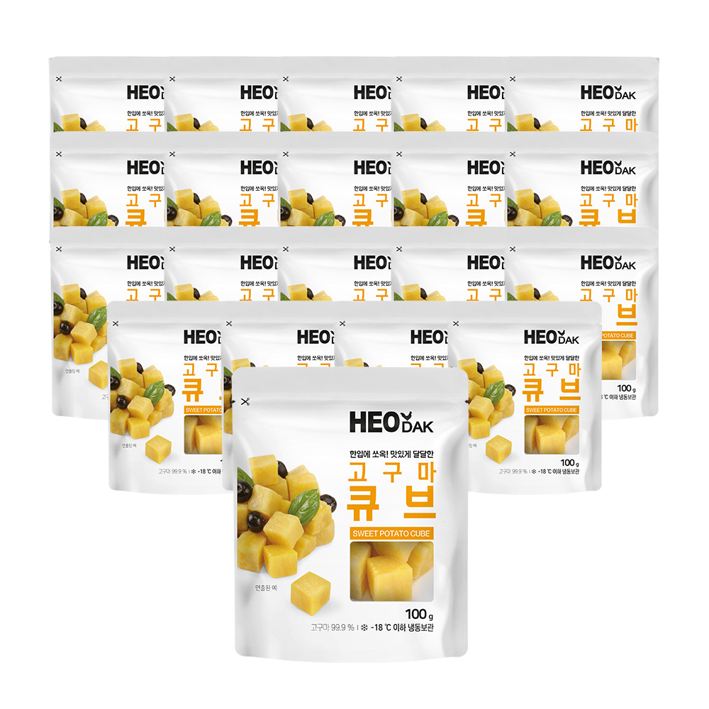 허닭 아이스 고구마 큐브 31,900원