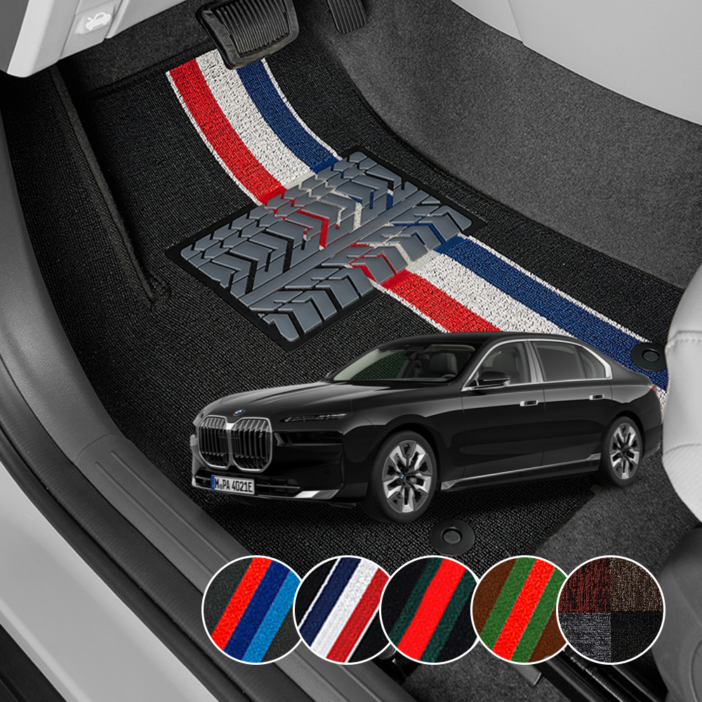 BMW 7시리즈 슬림 뉴 코일매트 발매트 라인 카매트 차량용 바닥 발판 자동차 차량 깔판, 톰에디션 59,800원