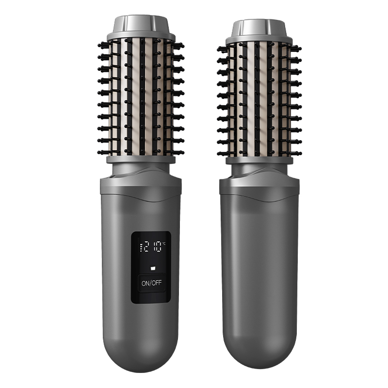 ESPERANZA 무선 빗 고데기 음이온 뿌리 앞머리 볼륨업 휴대용 충전식 고데기, 그레이 38,900원