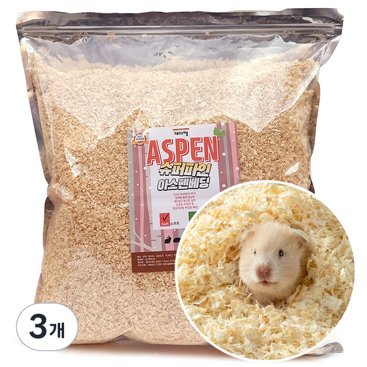제이펫 슈퍼파인 아스펜베딩 소프트 , 더스트-프리 먼지없는 비압축 햄스터베딩 고슴도치베딩 32,390원