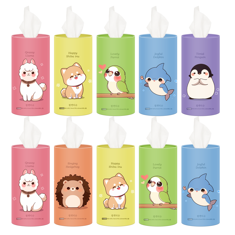 비라잇 팝캔티슈 휴대용 차량용 미니 각티슈 휴지, 1세트, 10개입 15,700원