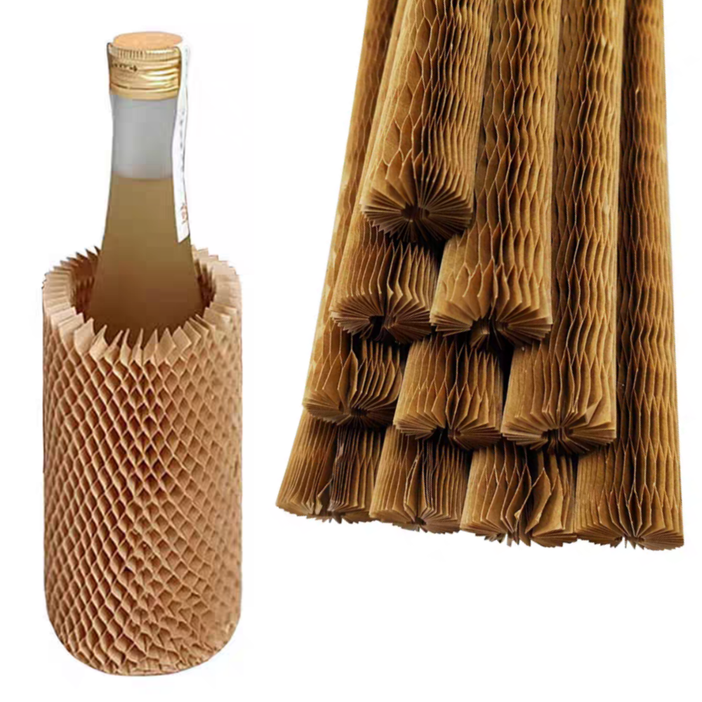 종이 포장지 벌집 포장재 종이완충재 와인병 유리병 크래프트 뽁뽁이 종이뽁 370원