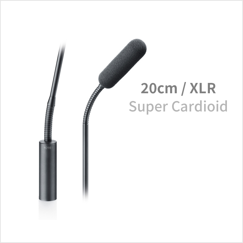 DPA 4098-DC-G-B01-015 구즈넥마이크 블랙 20cm [국내 DPA 공식파트너 정품] 당일출고 1,305,000원