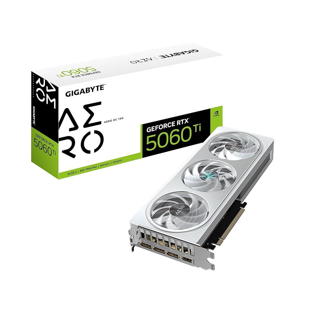 GIGABYTE GeForce RTX 5060 Ti Eagle OC ICE 16G 그래픽 카드, 16GB 128비트 GDDR7, PCIe 5.0, WINDFORCE 냉각 시스템 1,002,900원