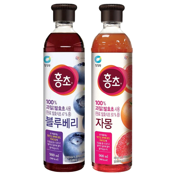 청정원 홍초 900ml 블루베리 1개 + 자몽 1개, 1개, 900ml 15,670원