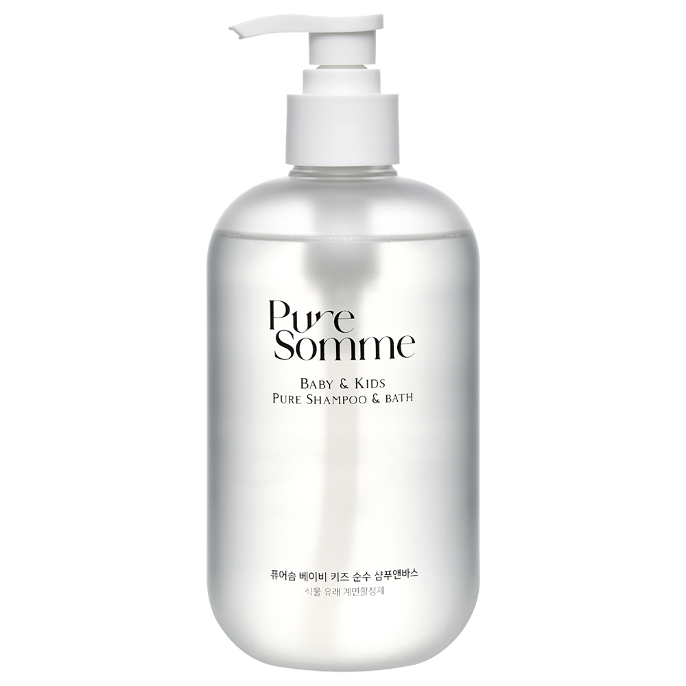 [화해1위] 퓨어솜 베이비 키즈 민감성 보습 아토 케어 순수 샴푸앤바스, 1개, 500ml 20,500원