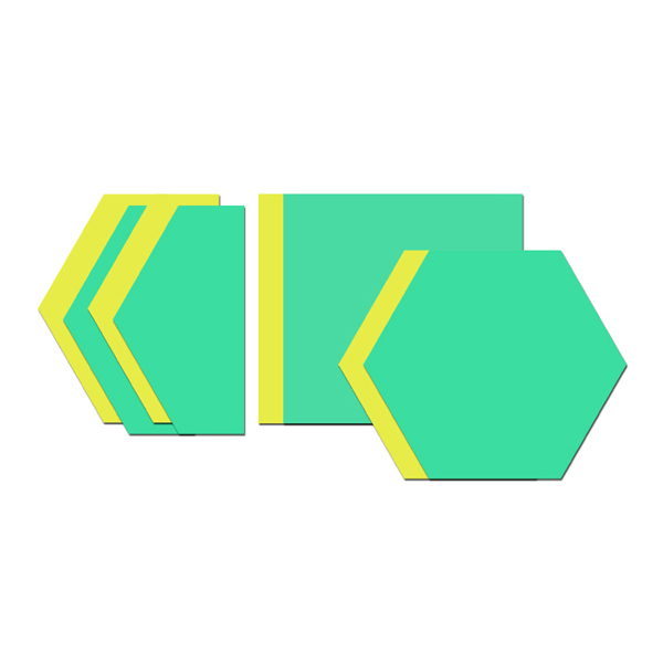 포비월드 하프 육각 콤비보드  육각핵사보드 자석 9,200원