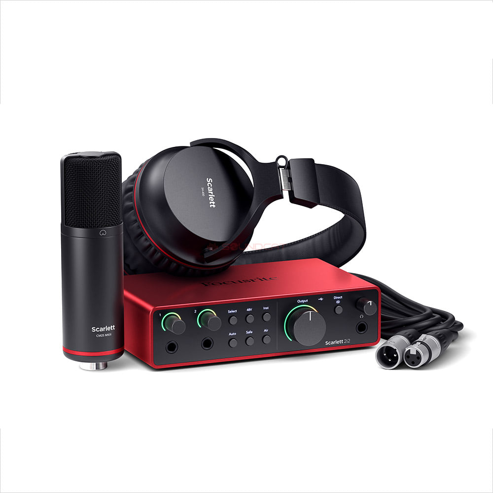 Focusrite Scarlett 2i2 Studio 4th 오디오인터페이스 포커스라이트 스칼렛 스튜디오 4세대 469,000원