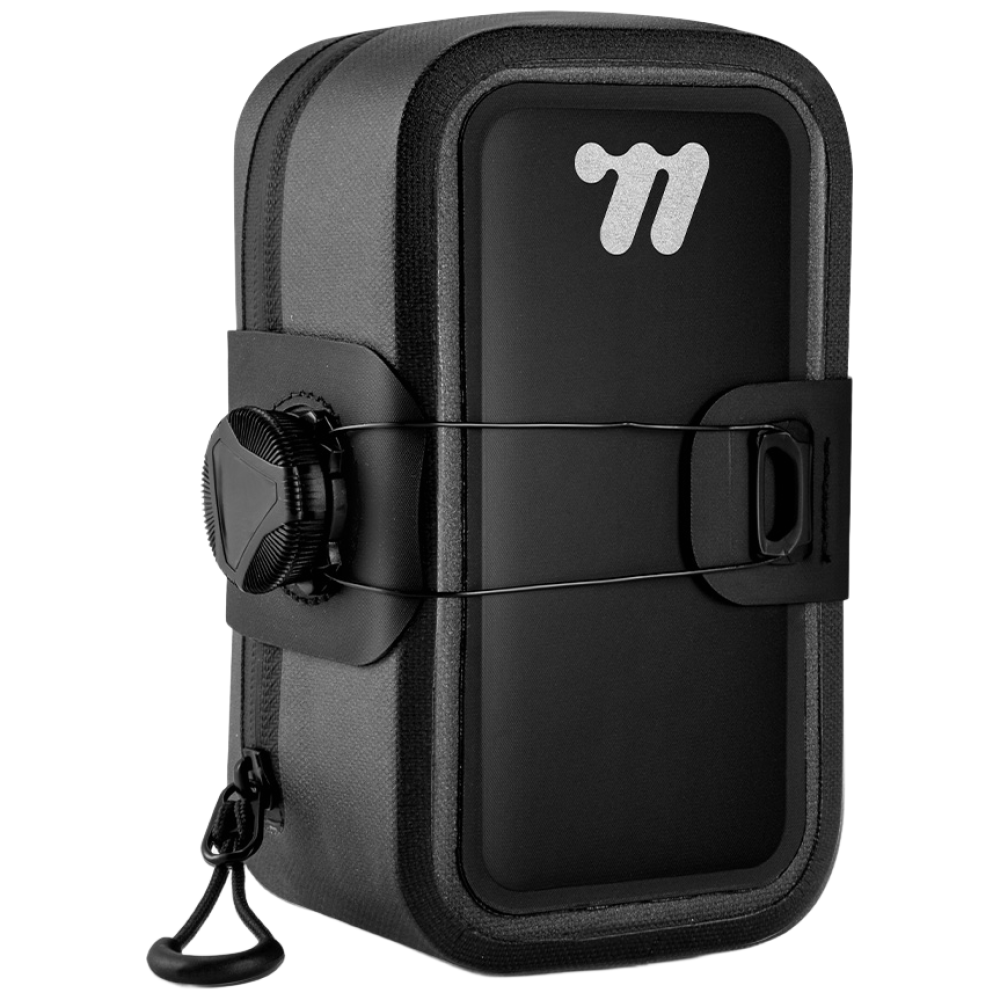 WEST BIKING 자전거 안장 가방 600D TPU 무접합 방수 내마모성 회전 끈 버클 미니 안장 가방 자전거 악세사리, 블랙, 1개 25,300원