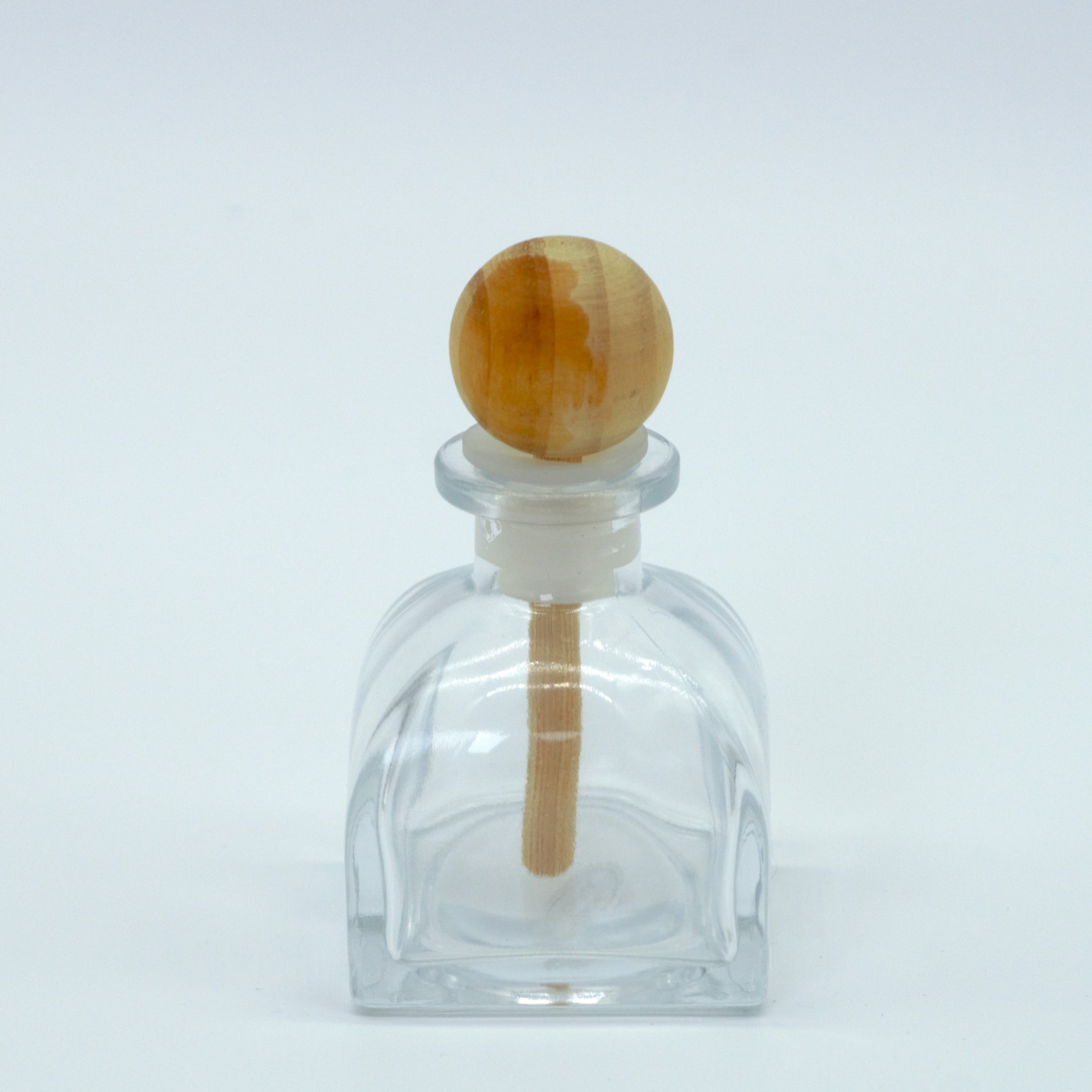 디퓨저 용기 사각돔 투명 50ml 10개 속캡 + 우드볼 세트 11,500원