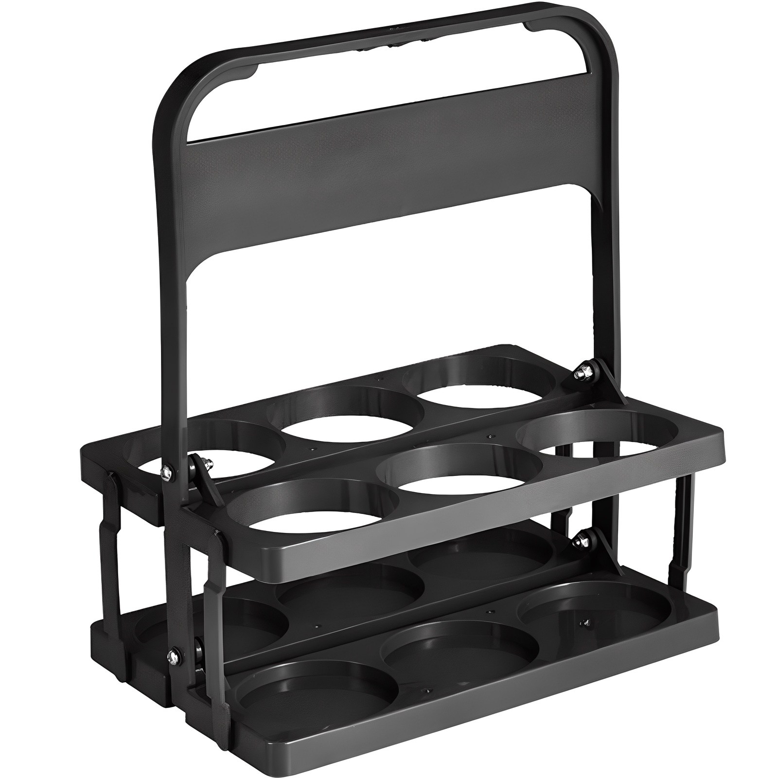 구디푸디 접이식 컵 음료수 트레이 6구 블랙 3,860원