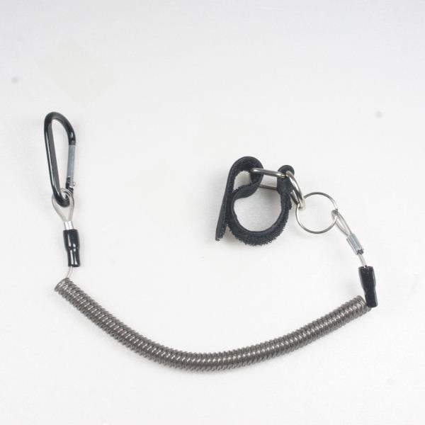 푸른바다피싱 분실방지 스프링줄 분실방지고리 끈 낚시대이탈방지, 분실방지세트-검정카라비너+로드벨트, 1세트 1,990원