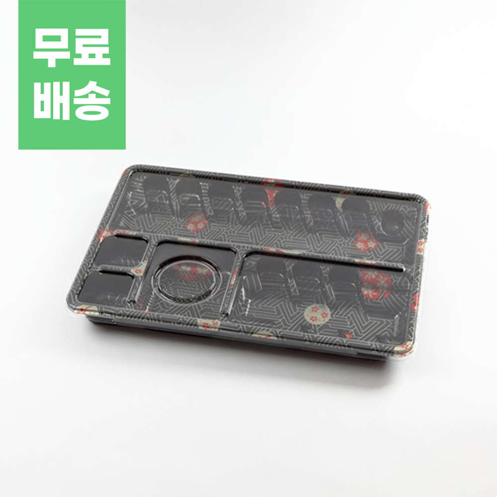 [BR] 초밥 10칸 도시락용기 (사쿠라/ XYW-H10) 200개 세트 95,400원