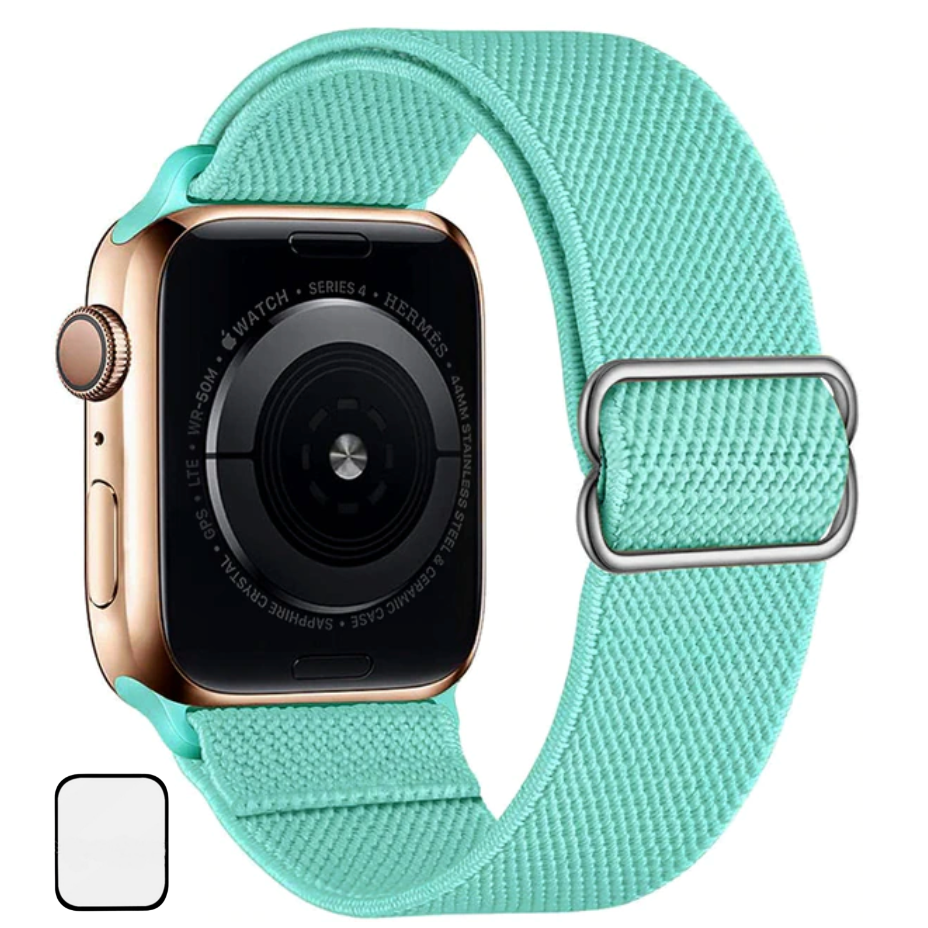 NUBASE 애플워치 호환 고탄력 링크 솔로루프 스포츠루프 버클 스트랩 9,980원