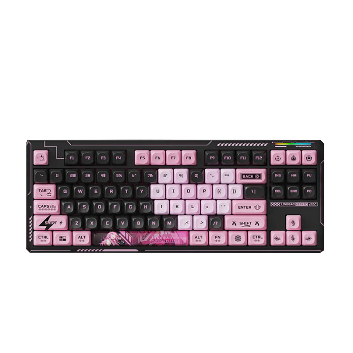 LingBao K87 Pro 3모드연결 기계식 게임 키보드 8000mAh 경기버전 Gasket구조 PC고정판 50,500원