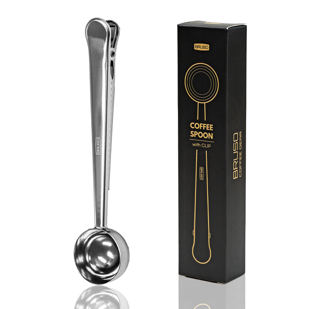 브루소 클립 계량스푼 스테인리스 커피 스쿱 집게 원두 카페 5,900원