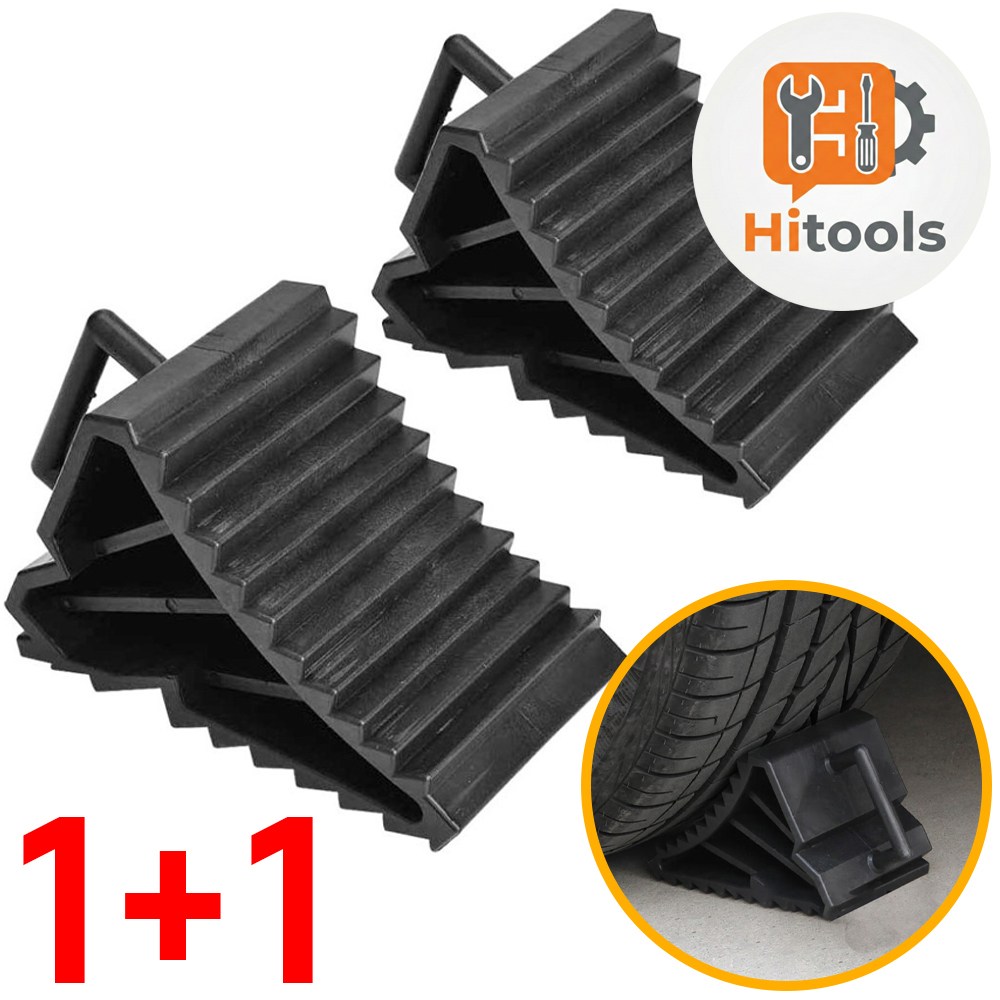 하이툴스 차량 고무 고임목 버팀목 받침목 경사로 주차 밀림방지 화물차 바퀴 10,000원
