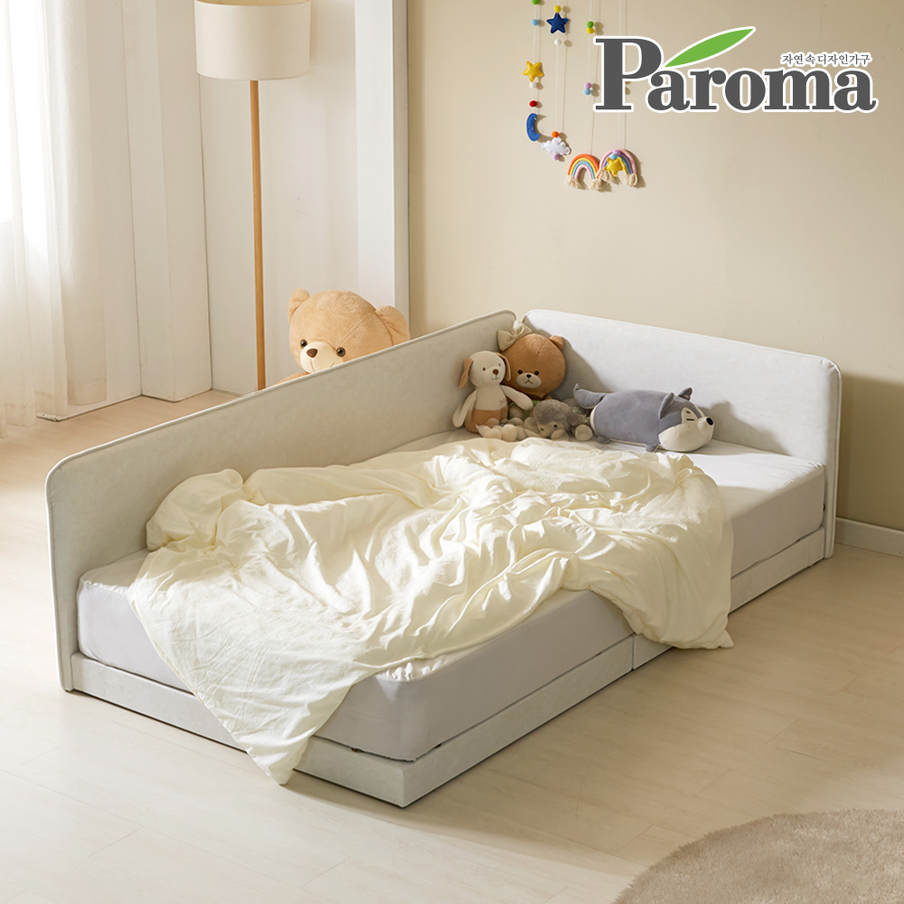 파로마 아이룸 높은 슬림 저상형 패브릭 데이베드 침대 Q 658,000원