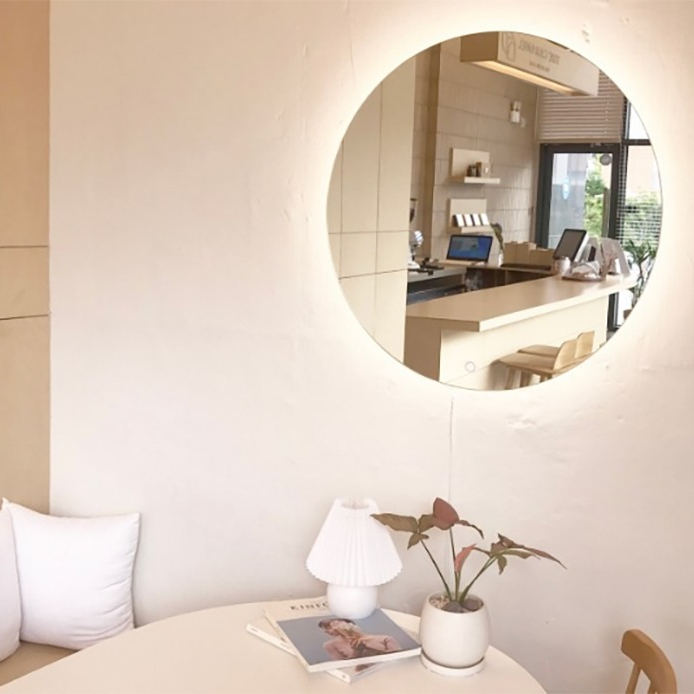 루비드 국산 LED 간접조명 원형 거울 벽걸이거울 135,000원