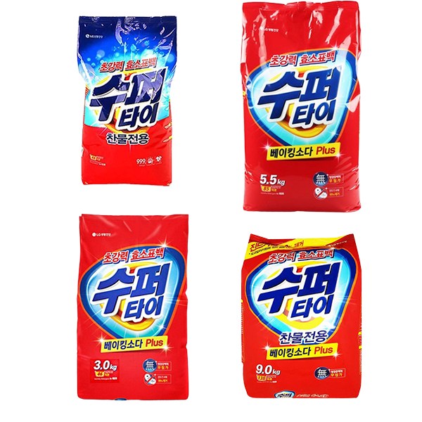 수퍼타이 리필 9KG 세탁세제 14,600원