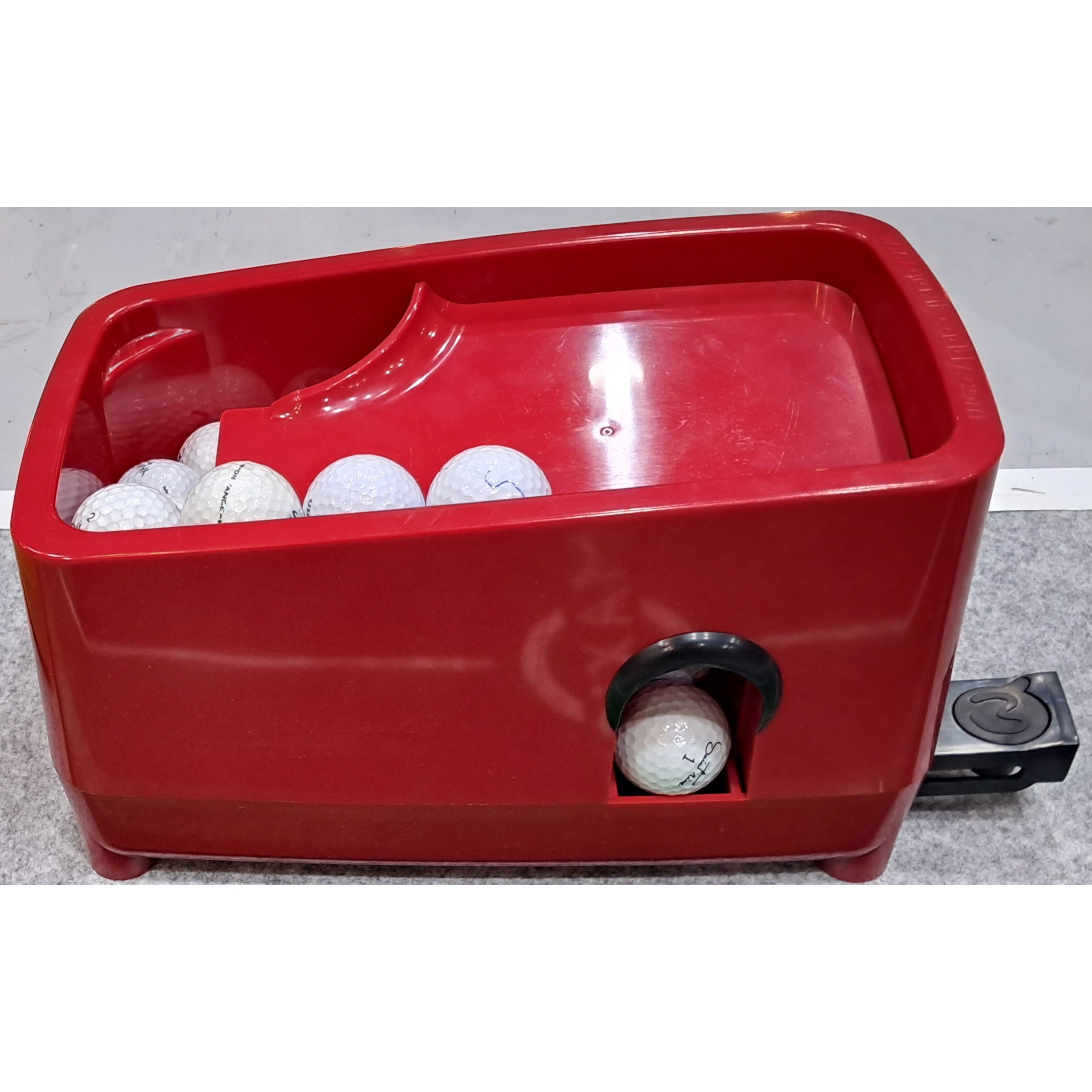 퍼팅, 칩샷용 원터치 무동력 반자동 골프공 공급기 골프캐디기 골프연습기 골프연습용품 홈골프 골린이 백돌이_Gravity Caddy Putter, 레드, 1개, 현재가 87,000원