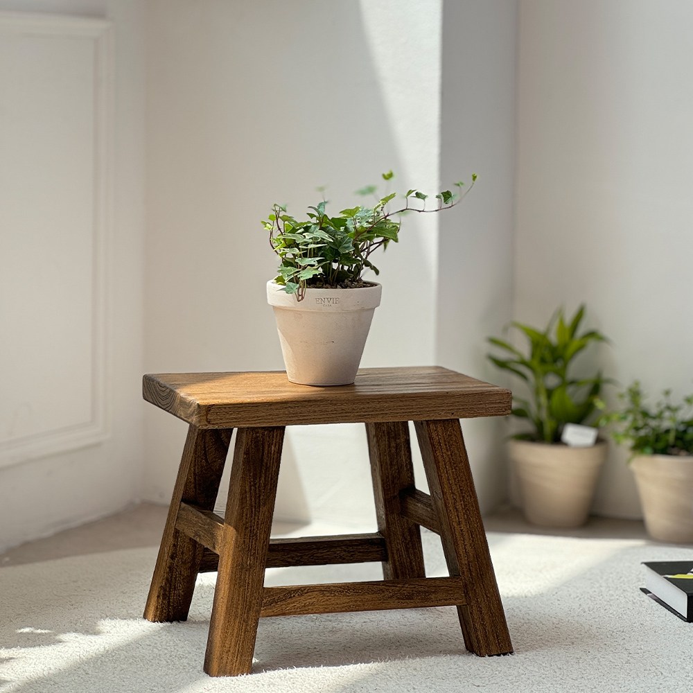 고재스툴 원목 빈티지 디자인 우드스툴 나무의자 화분스툴 사각 원형 미니 52,800원