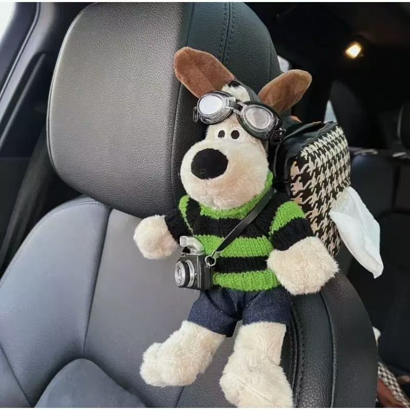 HERON 자동차티슈케이스 자동차티슈정리 강아지사이즈20cm*7cm 티슈케이스사이즈25cm*5cm, 1개, 초록색 스웨터, 신발 없음 17,600원