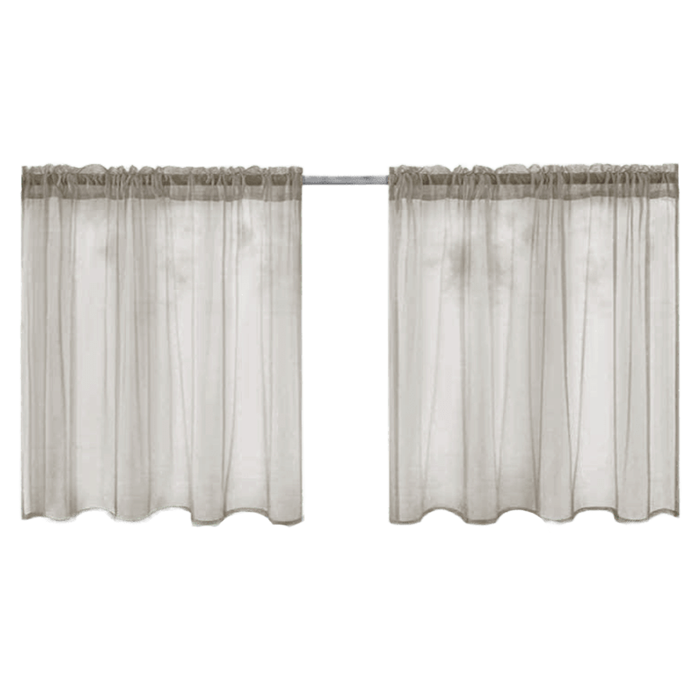 소요상회 모던 심플 자수 쉬폰 가림막 커튼 2p 11,200원