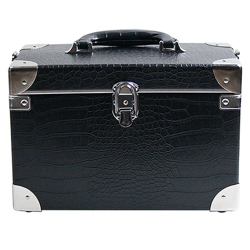 가방몰 뷰티다용도1단메이크업박스 DFF103-CBLACK 악어무늬 블랙무광 메이크업박스, 1개 45,800원