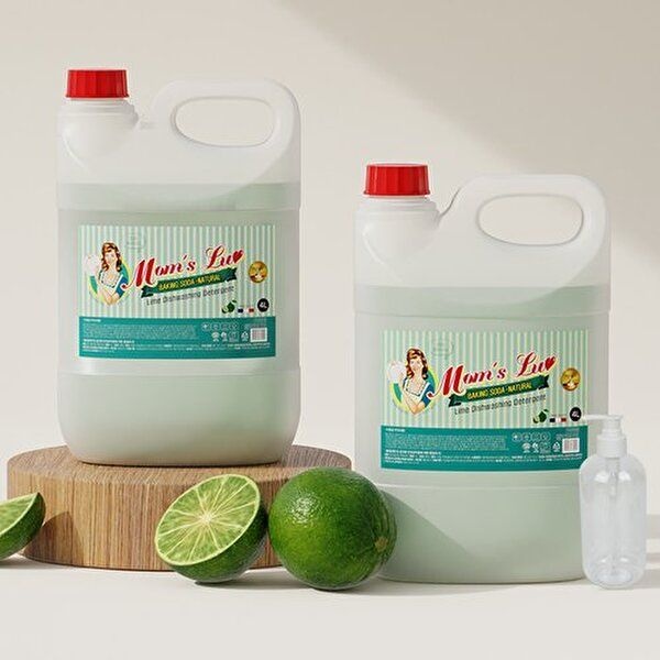 [맘스럽]맘스럽 주방세제 4LX2개+리필용기1개 대용량 저자극 라임향 과일야채세척 세제 12,000원